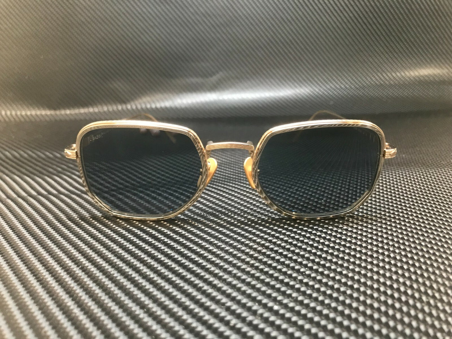 Persol Po5006St 800556 Gold Silver Square Round