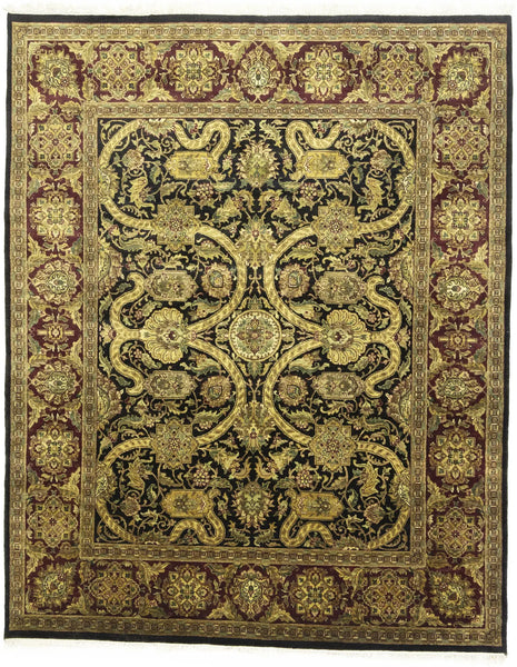 8X10 ft Handmade Floral Traditional Wool Rug
