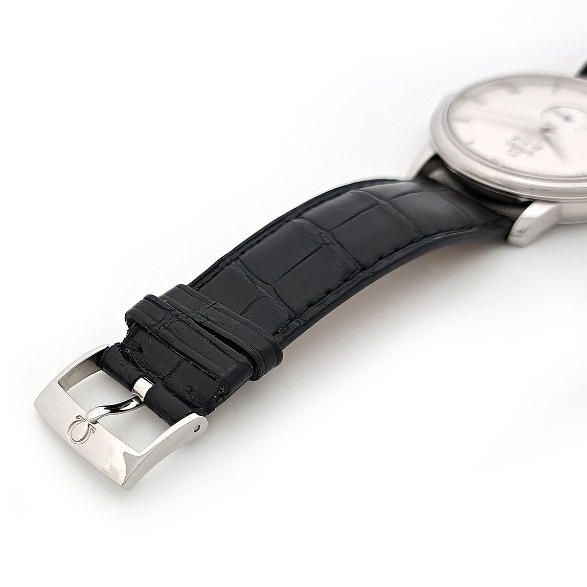 Omega Deville Prestige Coaxial 4813.30.01 White Men'S Used Watch #71014