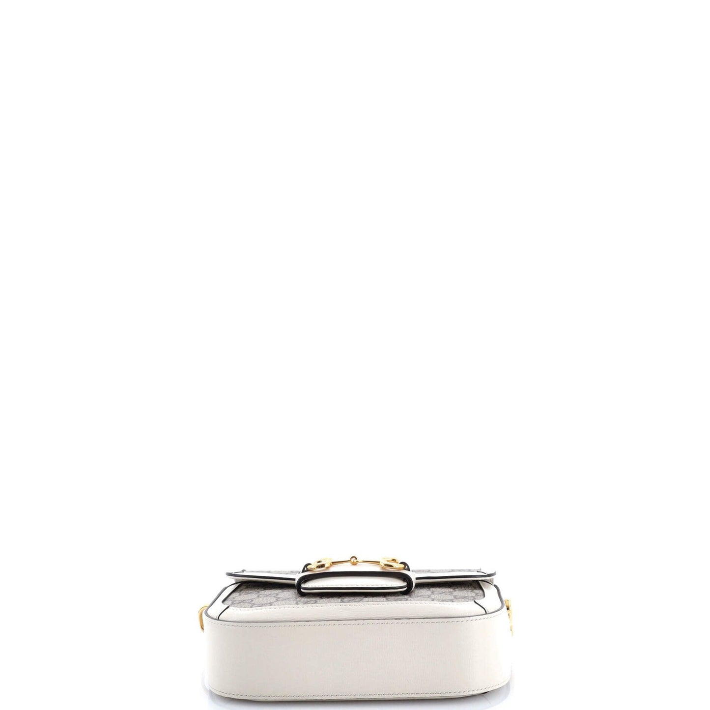 Gucci Horsebit 1955 Shoulder Bag Gg Coated Canvas With Leather Mini