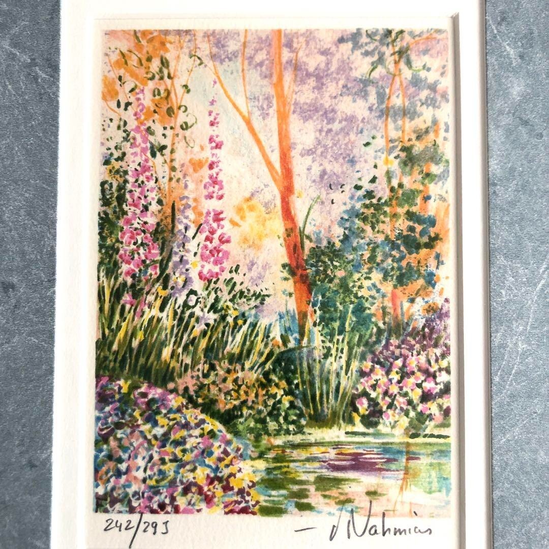 Richard Nahmias Lithograph Jardins De France