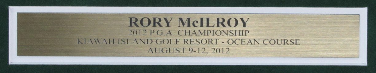 Rory Mcilroy Signed/Auto 2012 Pga Championship