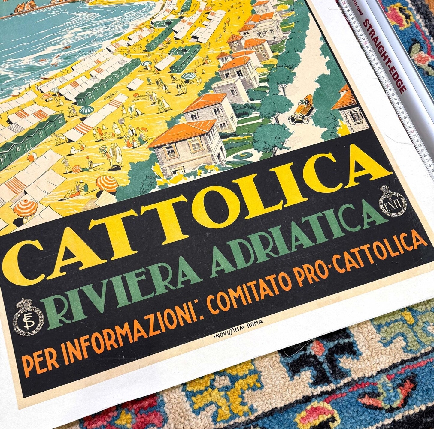 Cattolica Riviera Adriatica Livio Apollini 1926 Original Italian Poster