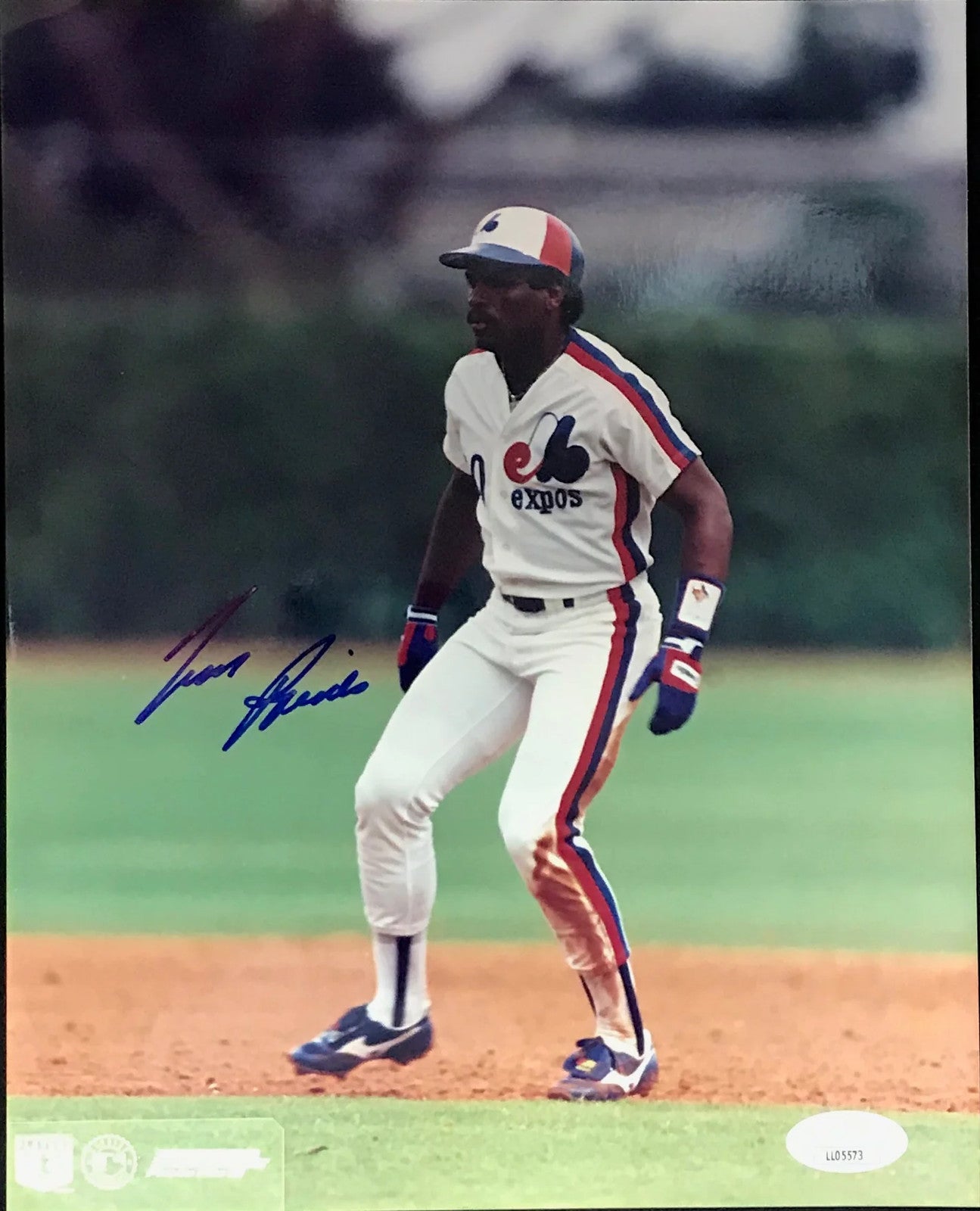 Tim Raines Signed 8X10 Baseball Photo (Jsa)