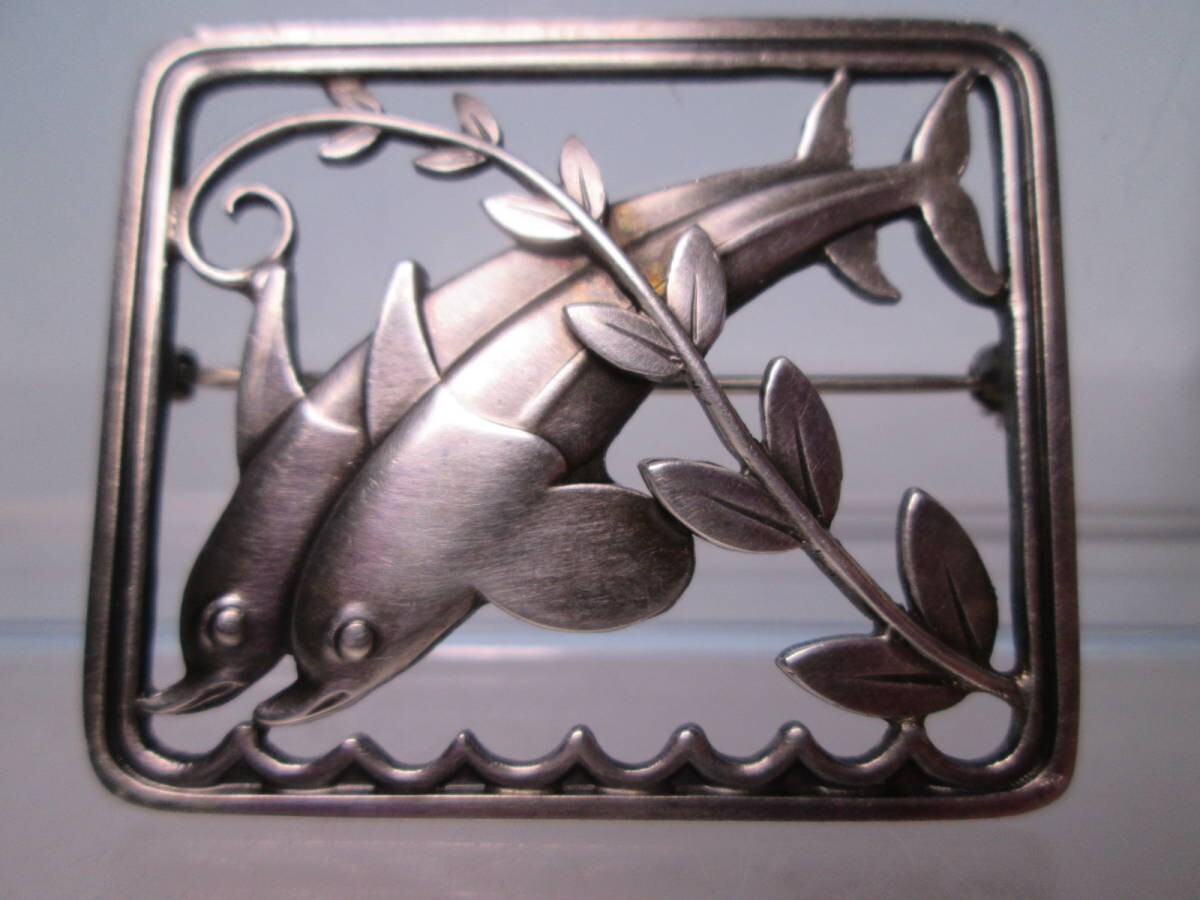 Georg Jensen. Malinowski Sterling Silver Brooch