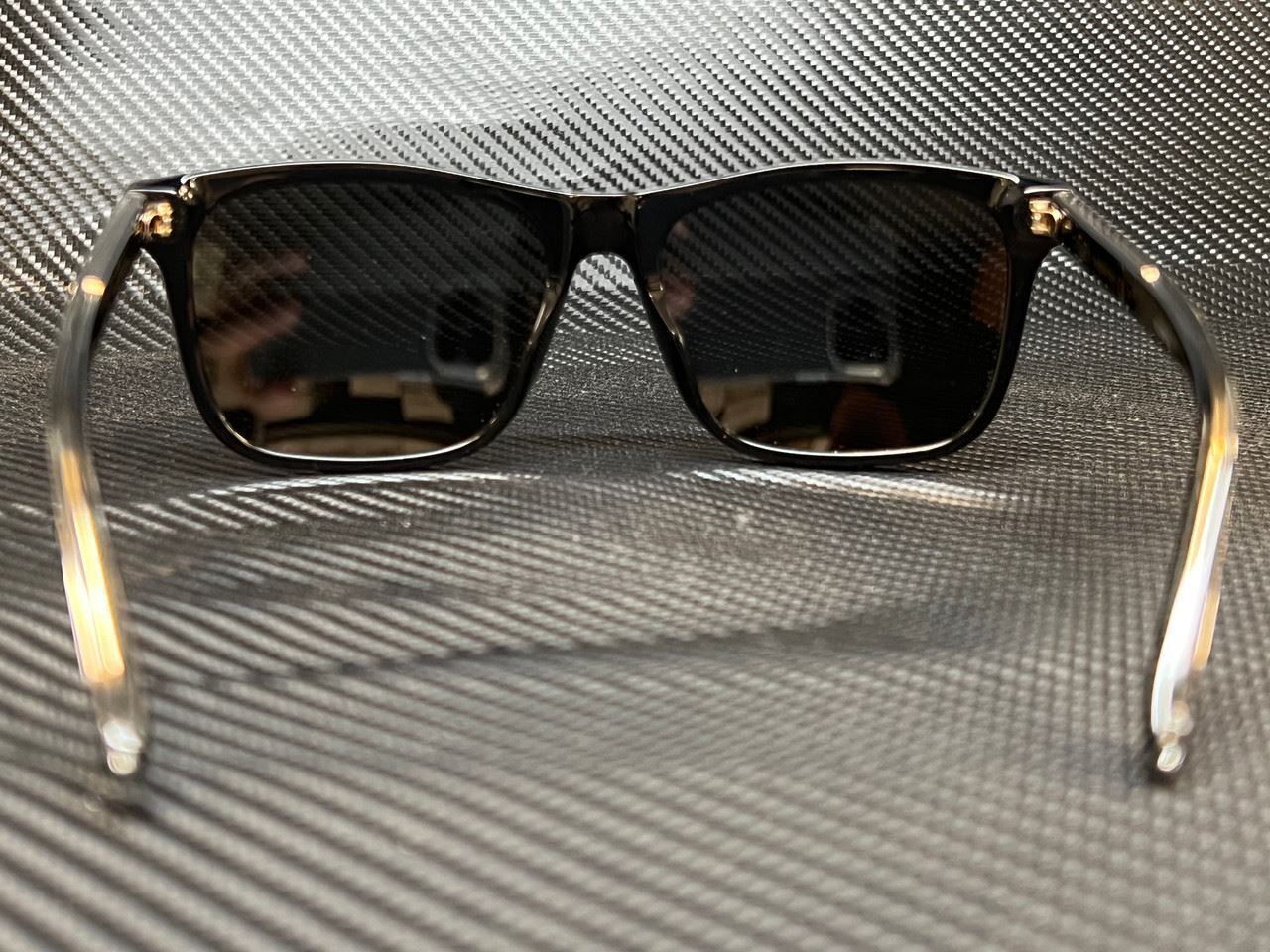 GUCCI GG0381SN 007 Black Squared 57 mm Men's