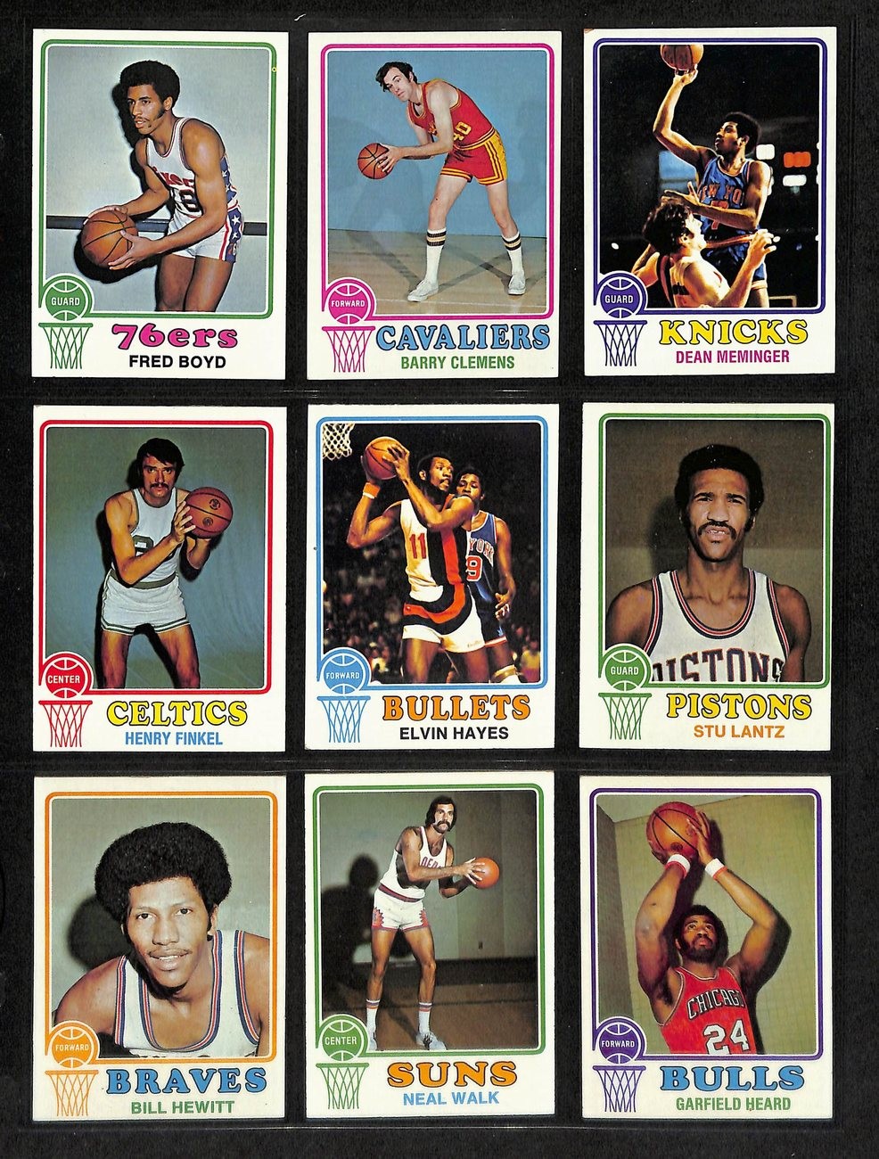1973-74 Topps Basketball Complete Set (264)
