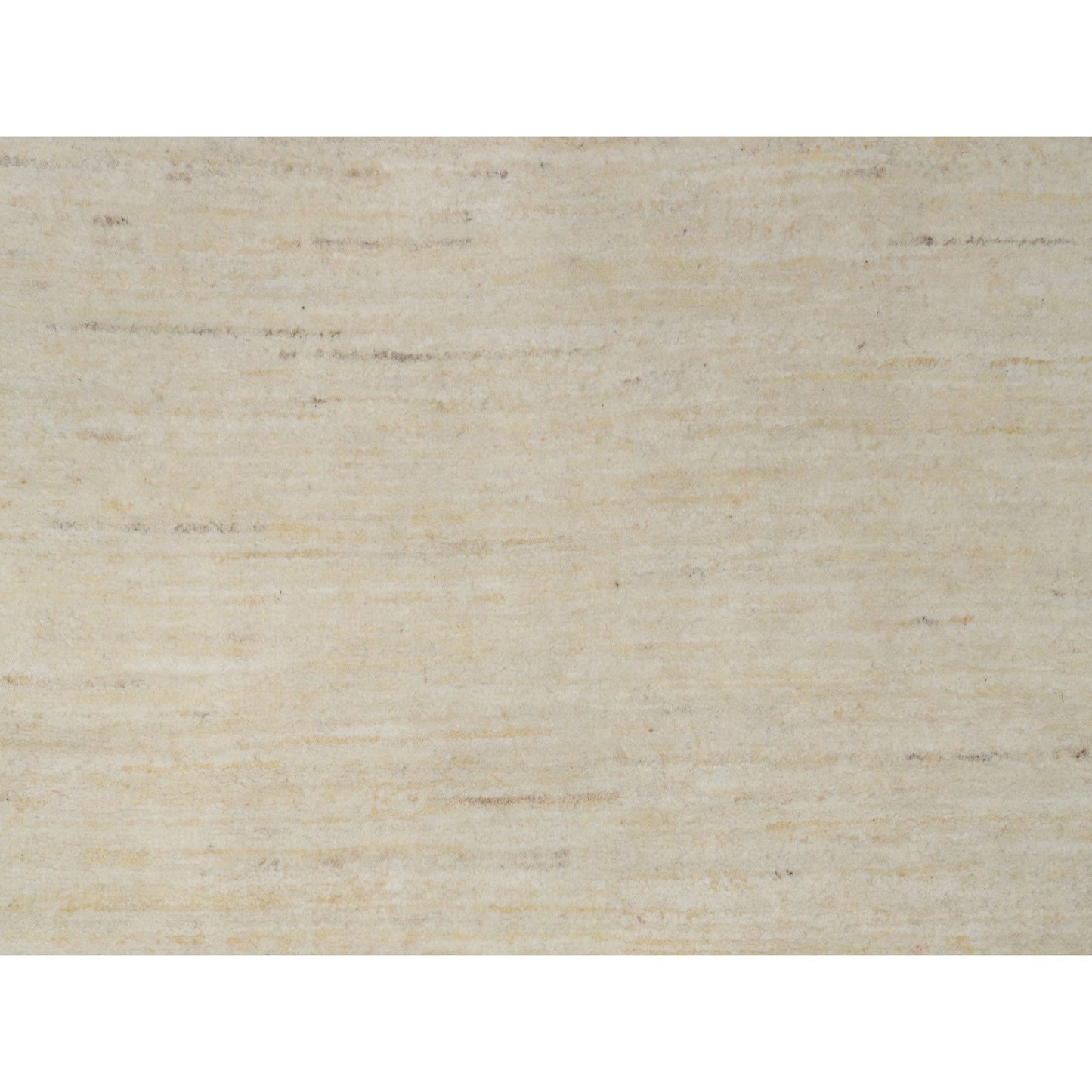 2'8"X16' White Modern Plain Design Pure Wool Hand Knotted Xl Runner Rug