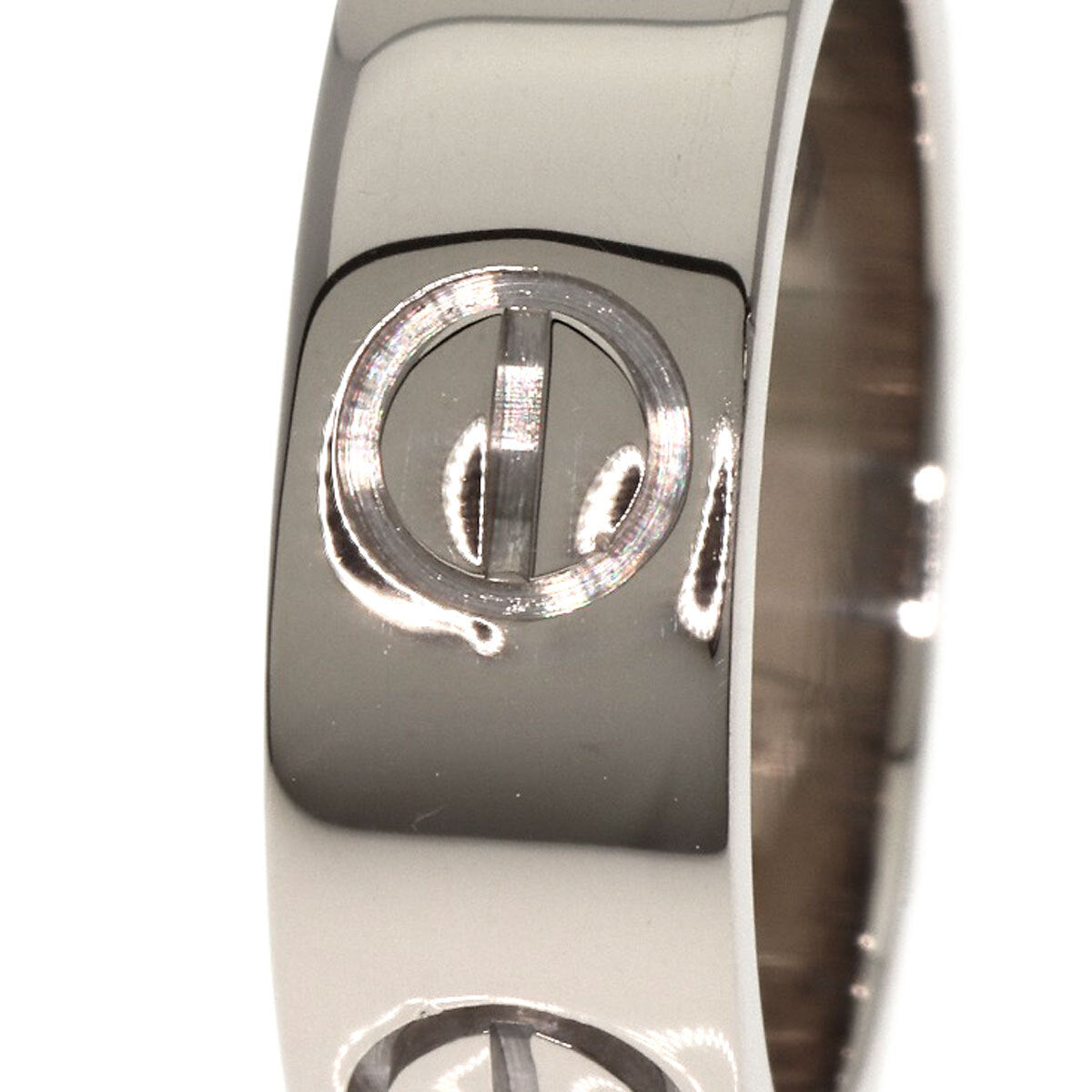 Cartier Ring Love Ring #45 K18 White Gold