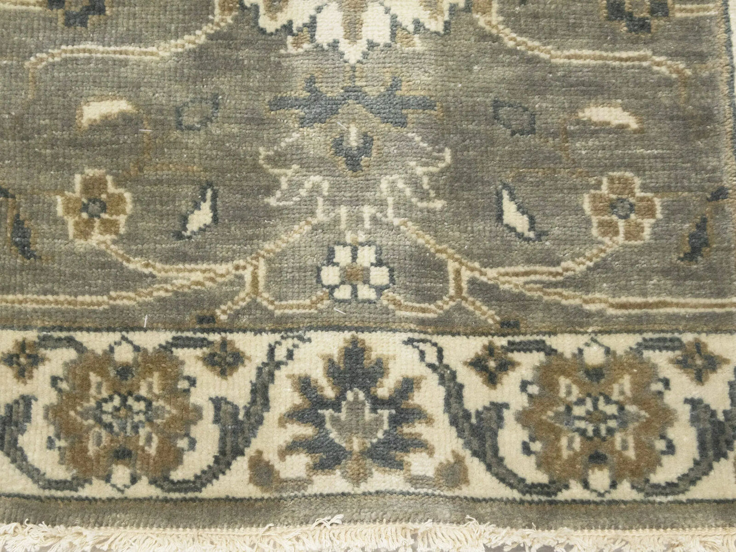 2'6X8 Ft Hand-Knotted Oushak Chobi Wool Runner