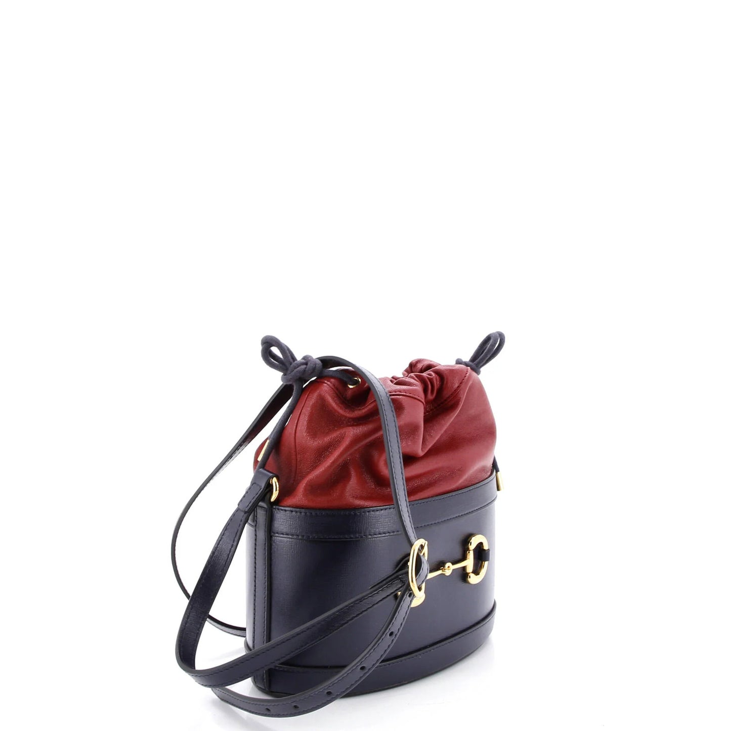Gucci Horsebit 1955 Bucket Crossbody Bag Leather Small