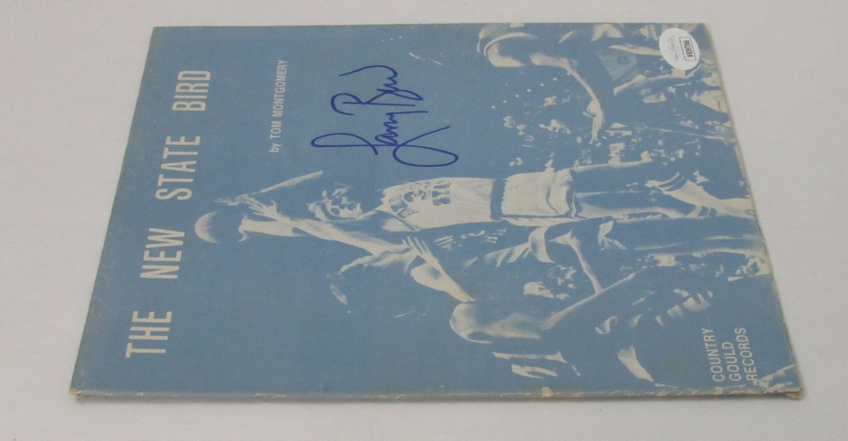 Larry Bird Signed "The New State Bird" Indiana