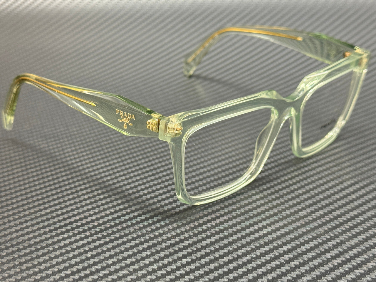 PRADA PR A19V 14R1O1 Transparent Green Women's 54