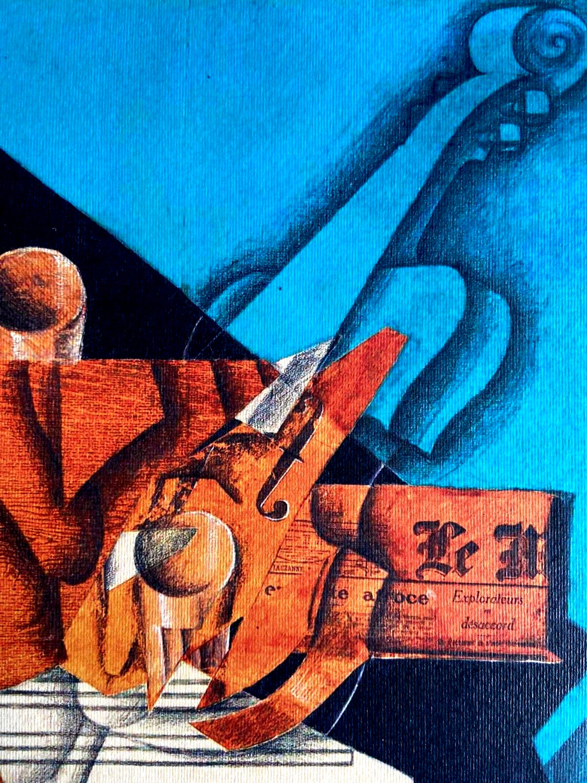 Juan Gris Lithograph Coa Numbered A Hand Signed -Piet Mondrian