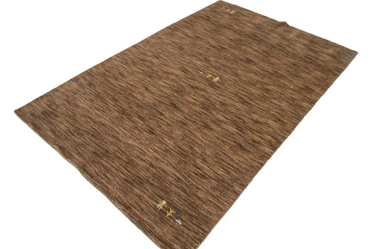 5X8 Ft Hand-Loomed Modern Oriental Rug Solid