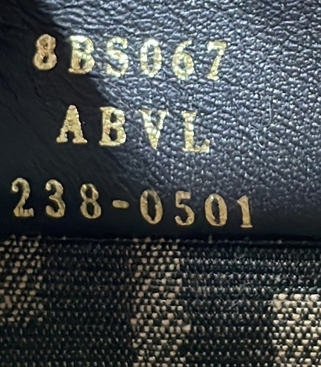 Fendi Logo By The Way Top Handle Bag Embossed Leather Mini