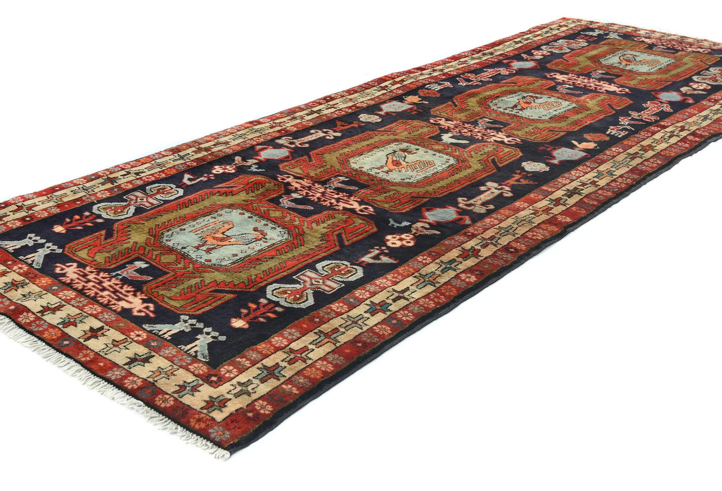 Handmade Tribal Style Wool Hallway Runner