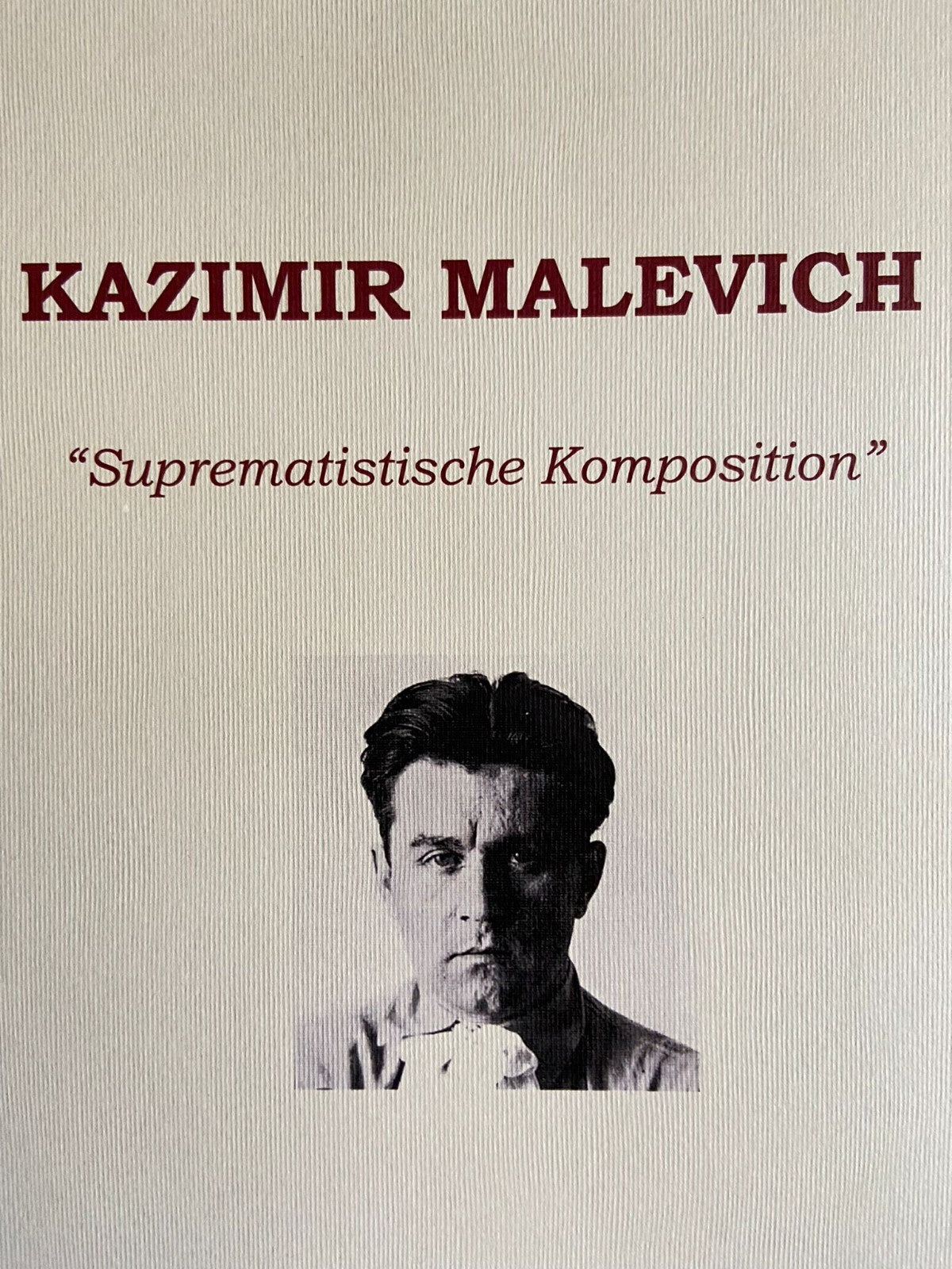 Kazimir Malevich Lithograph Hand Numbered Coa