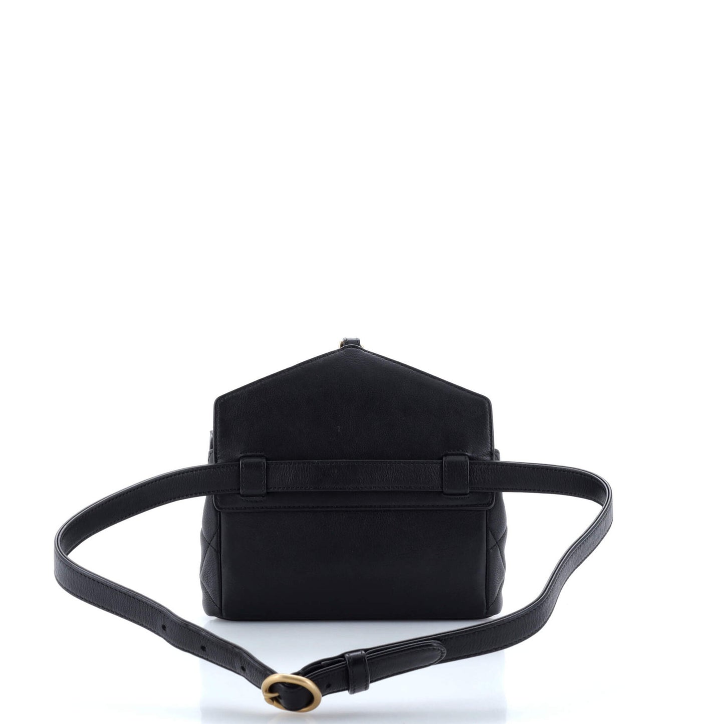 Chanel Carry With Chic Chain Flap Waist Bag Quilted Calfskin