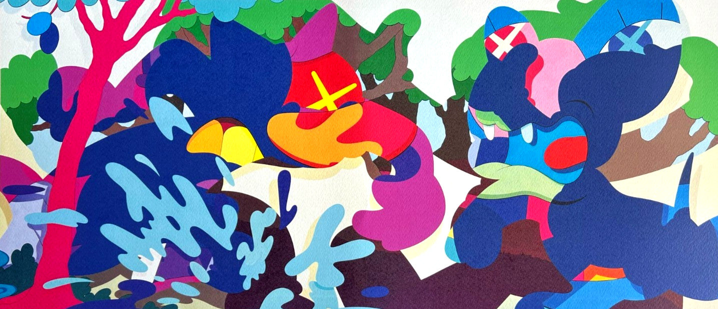 Kaws Lithograph Coa Numbered Limited Certified (Mori Museum)