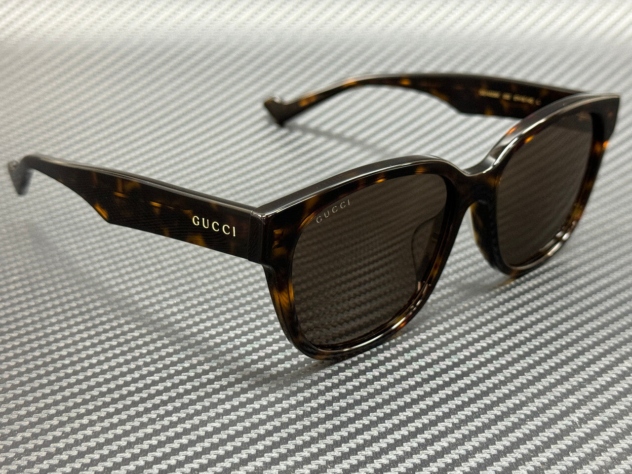 GUCCI GG1430SK 002 Havana Brown Men's Large 57 mm