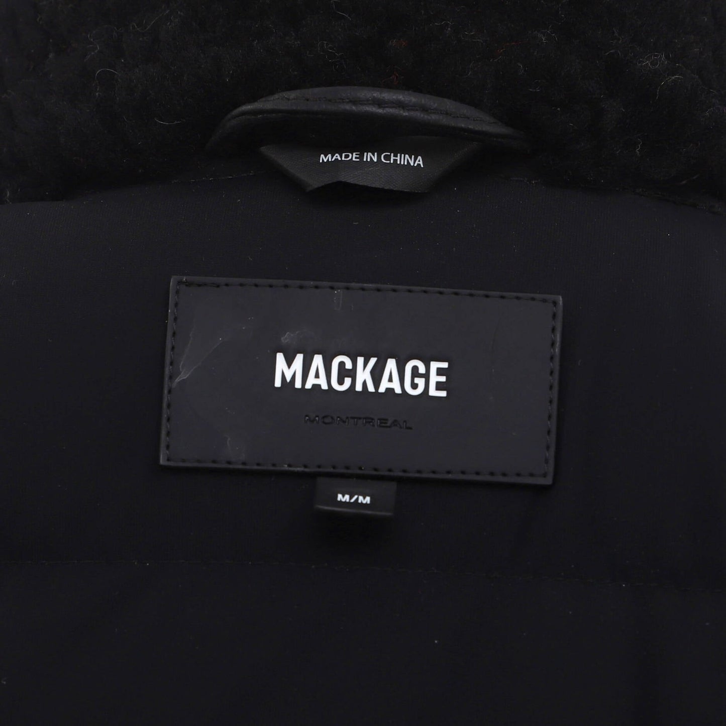 Mackage Women'S Vanna Puffer Jacket Quilted Nylon And Leather With Shearling