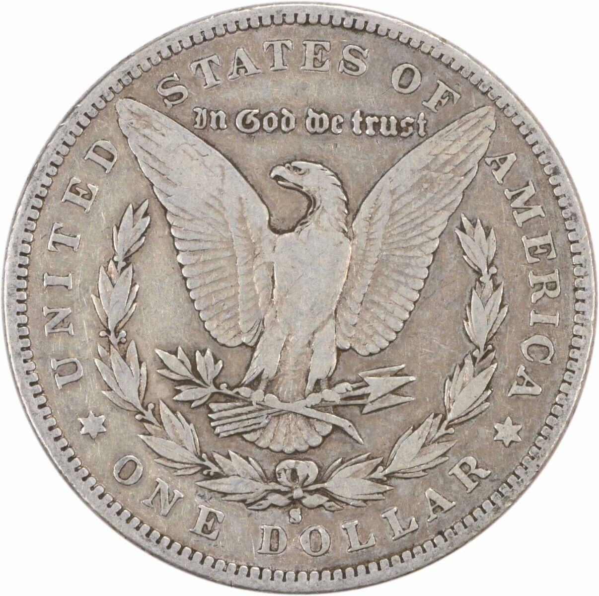 1896-S Morgan Silver Dollar VF Uncertified #208