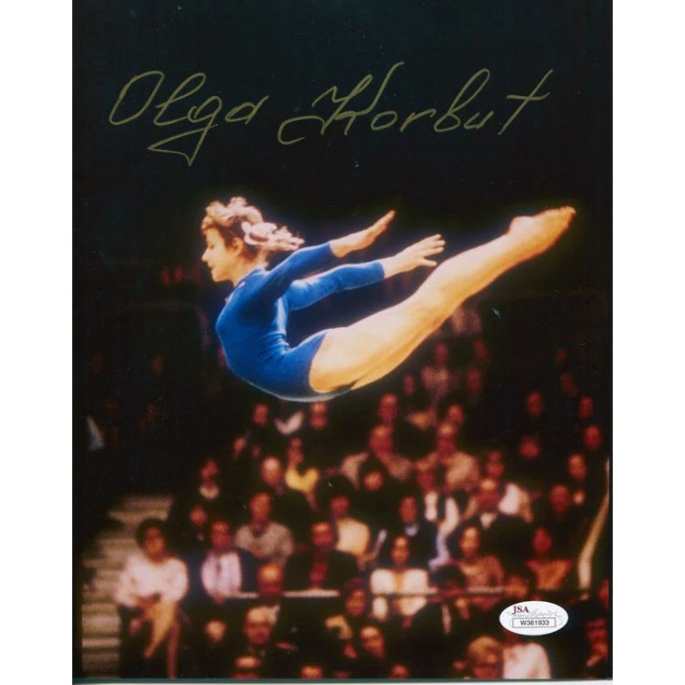 Photo Olga Korbut Autographed 8x10