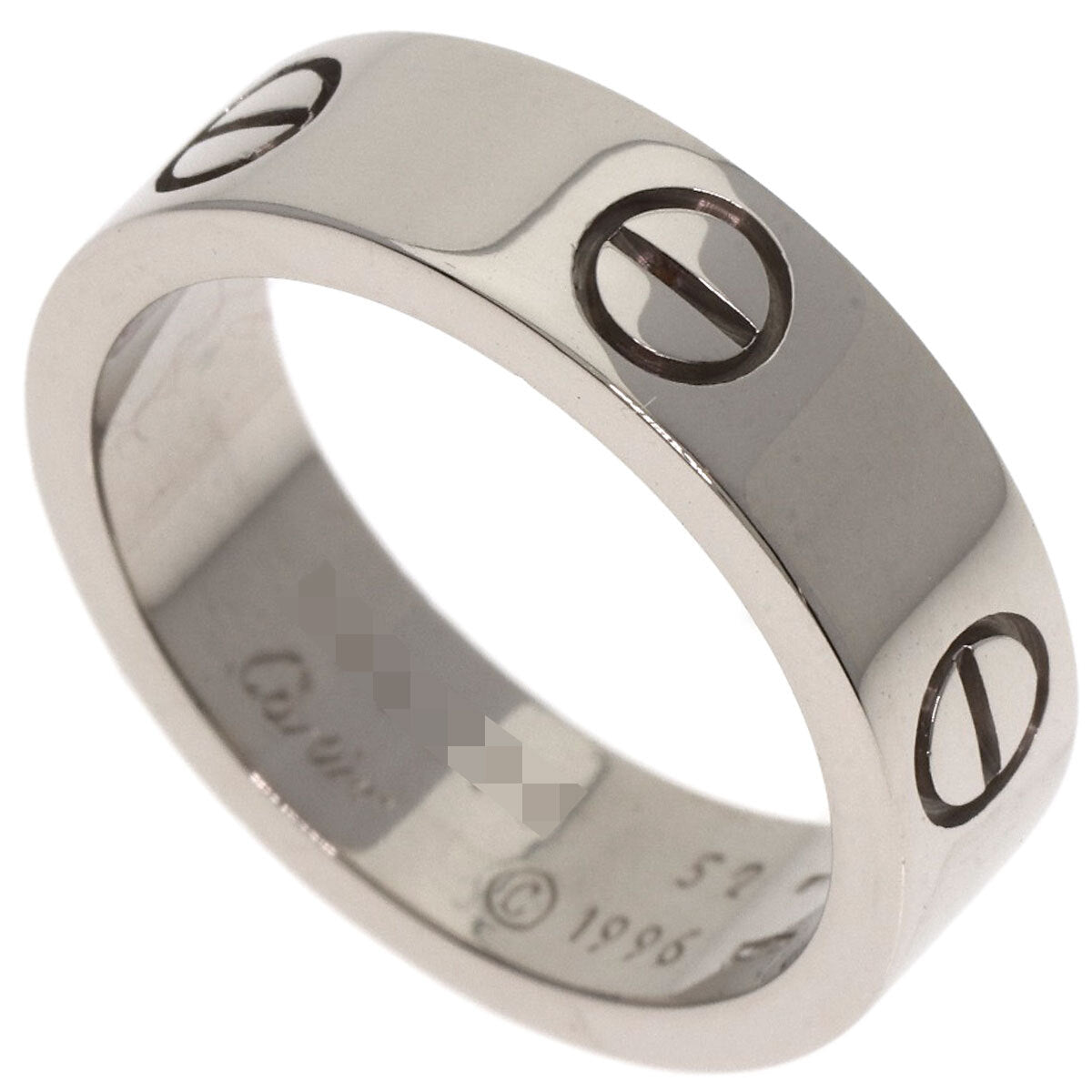 Cartier Ring Love Ring #52 K18 White Gold