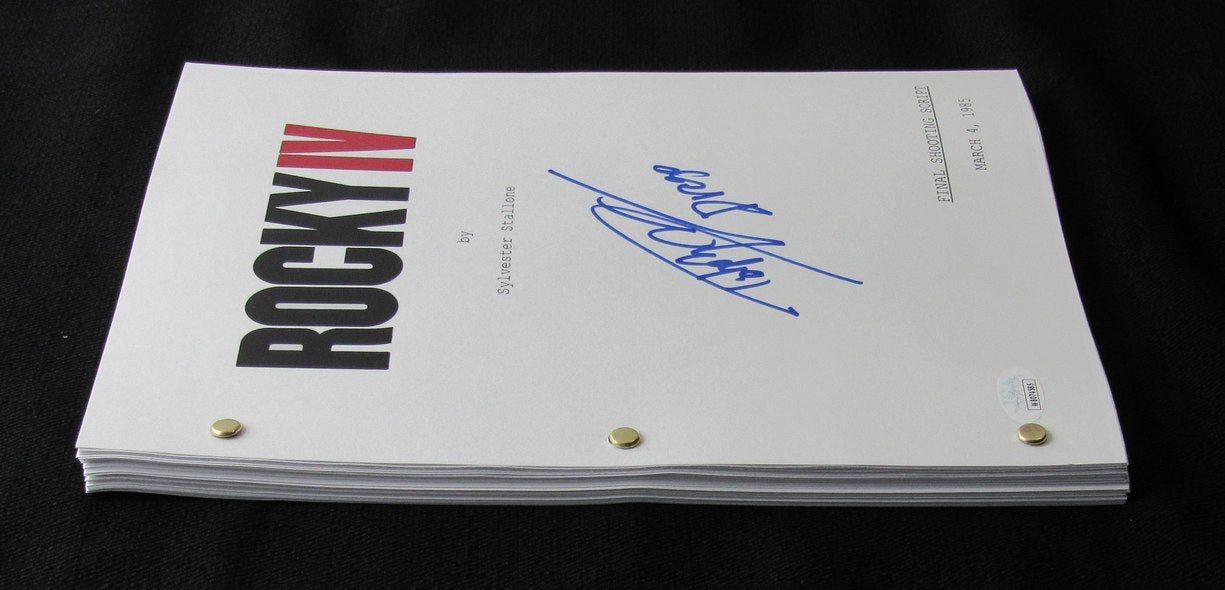Dolph Lundgren Autographed "Rocky Iv" Movie