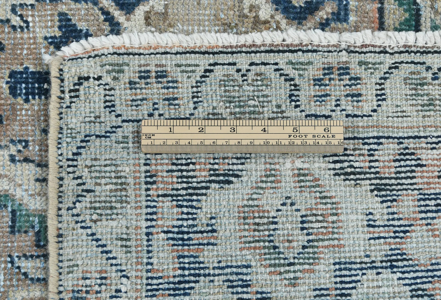 Antique Hand-Knotted Oriental Rug 7X10 Ft Floral