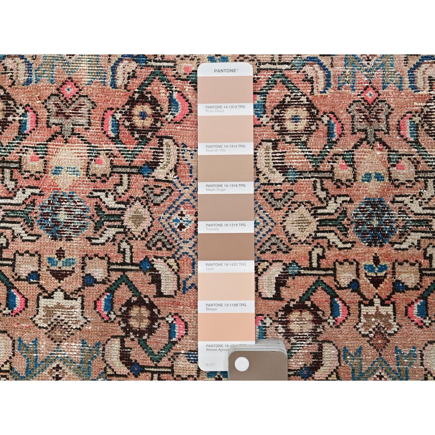 2'3"X9'2" Pink Vintage Zoroastrian Khamadan Hand Knotted Wool Runner Rug