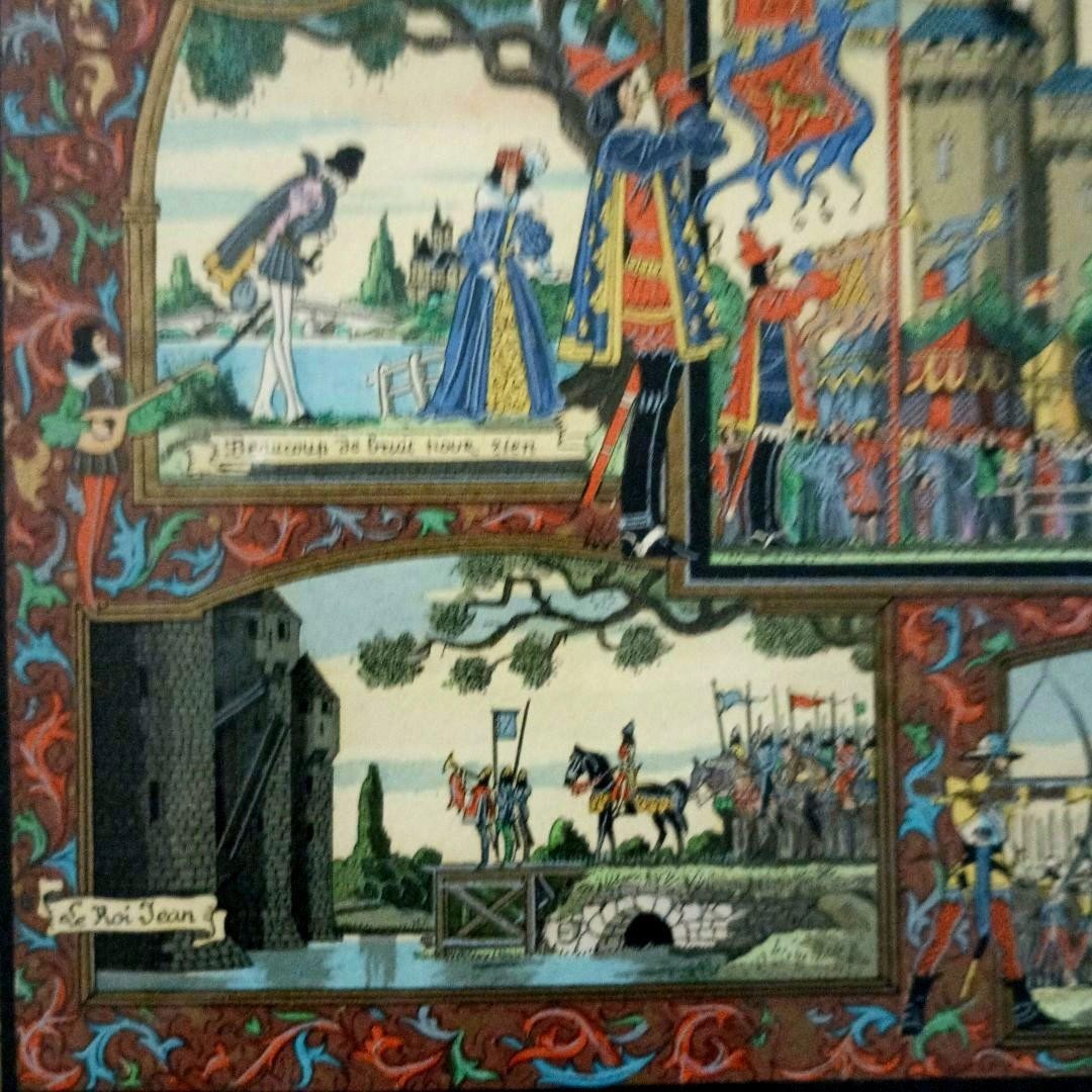Jean Gradassi Signed Print Shakespeare Tournament