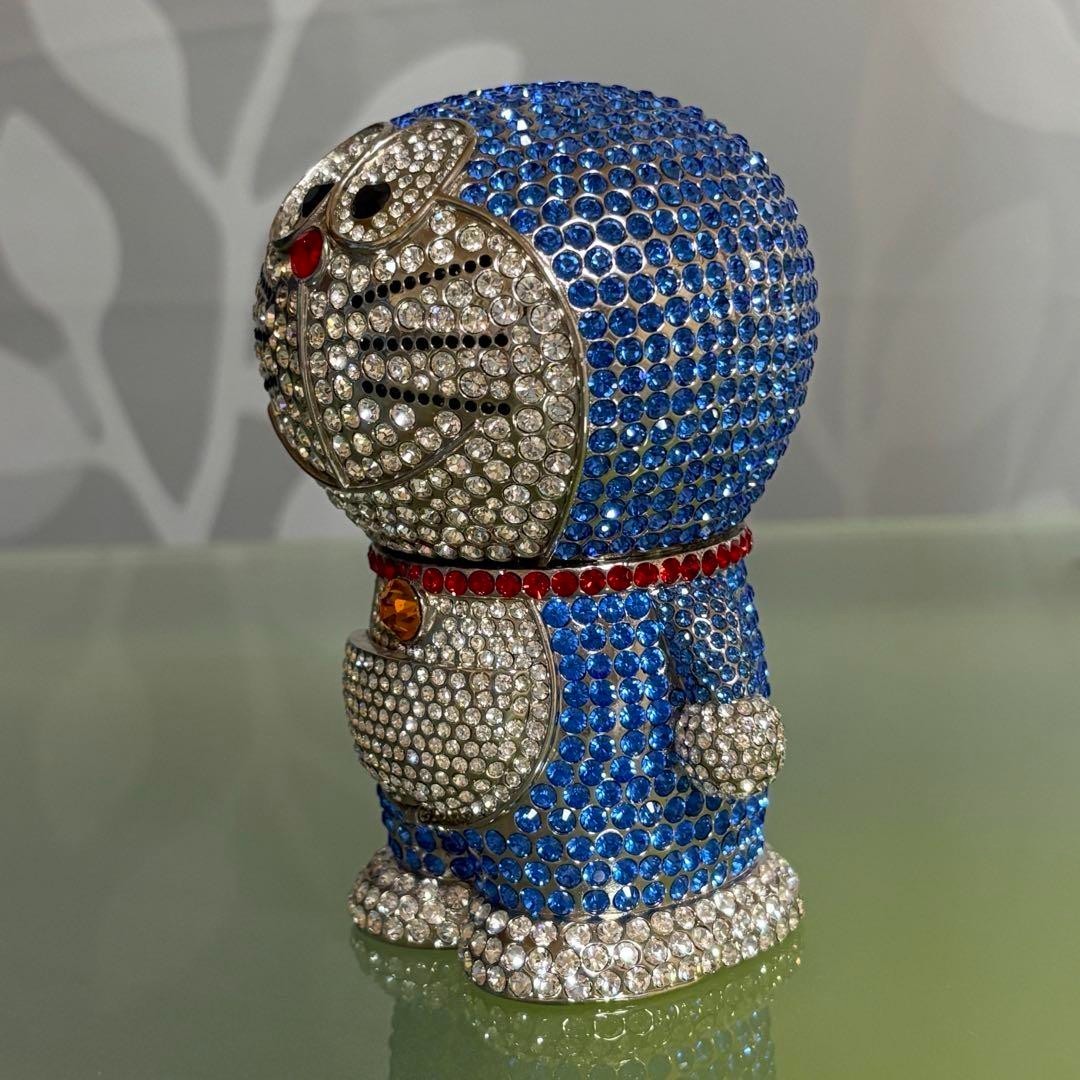 Rare Doraemon Crystal Figure Licensed 2006 Fujiko