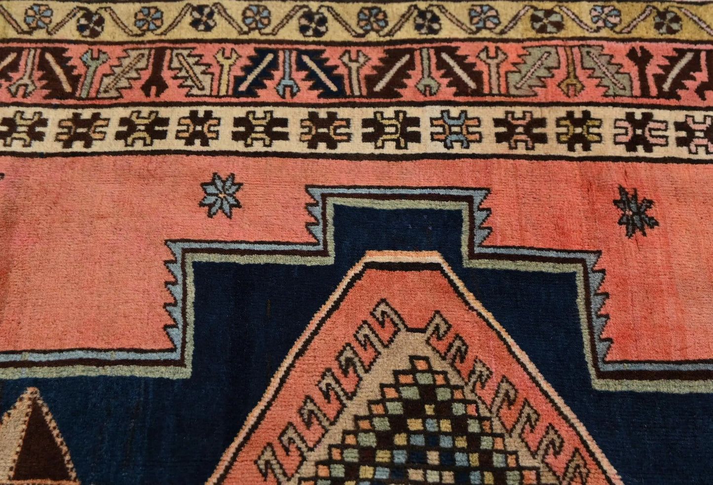 Handmade Farmho Boho Tribal Oriental Rug