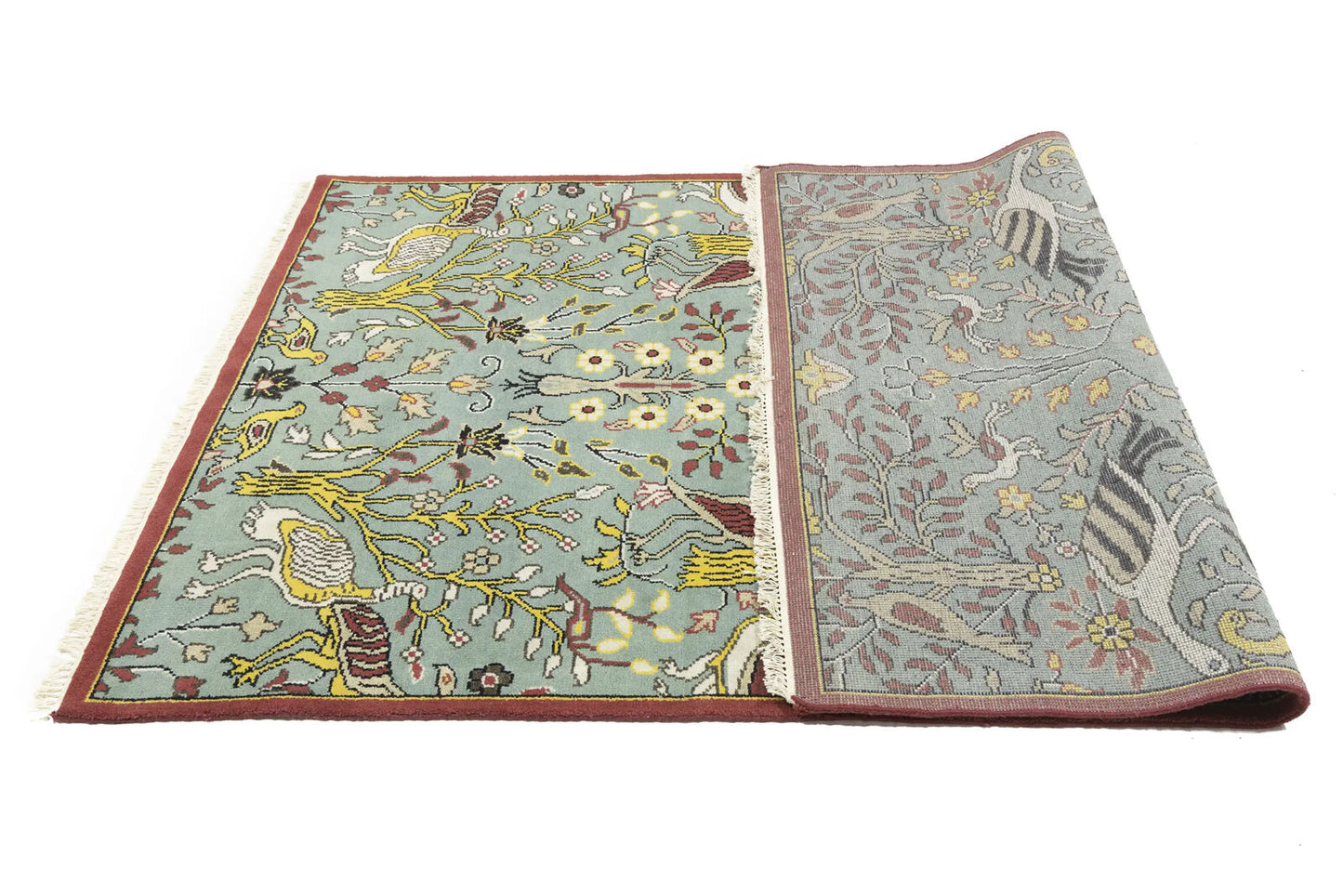 Handmade Chobi Oriental Rug 6X9 Ft Pictorial