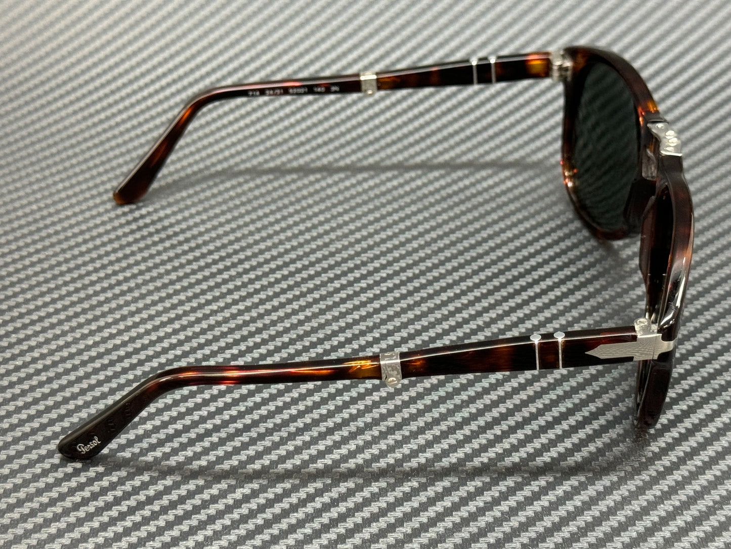 Persol Po0714 24 31 Havana Green Square Men'S