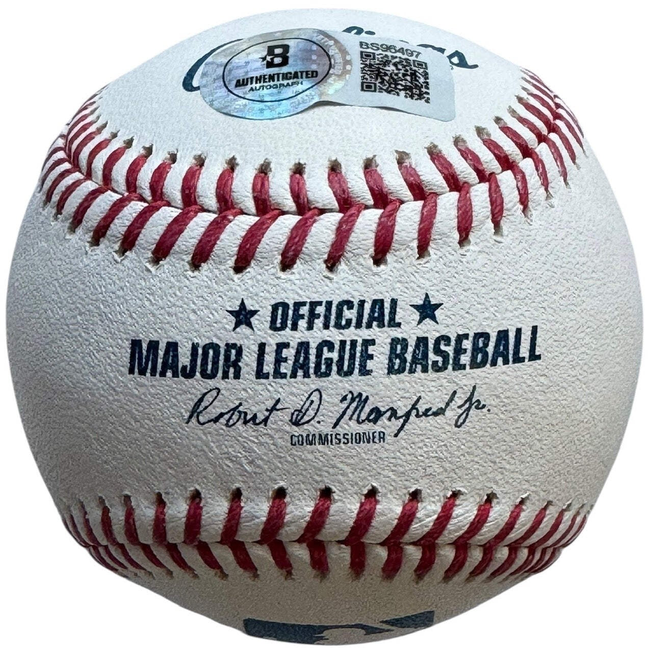 Junior Caminero Autographed Official Major League Baseball (Beckett)