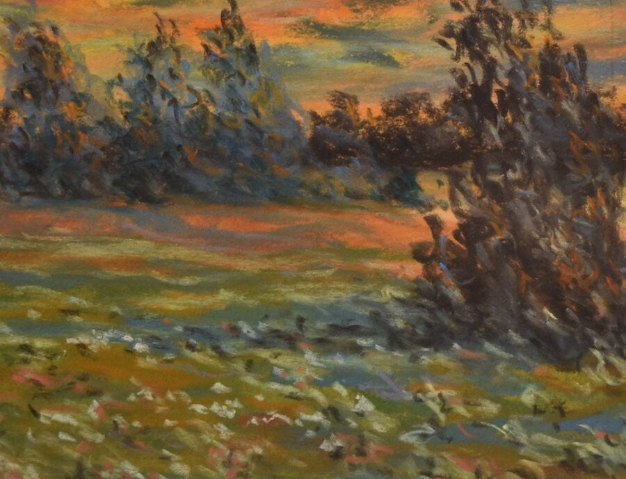 Rodolphe Planquette Original Signed Pastel