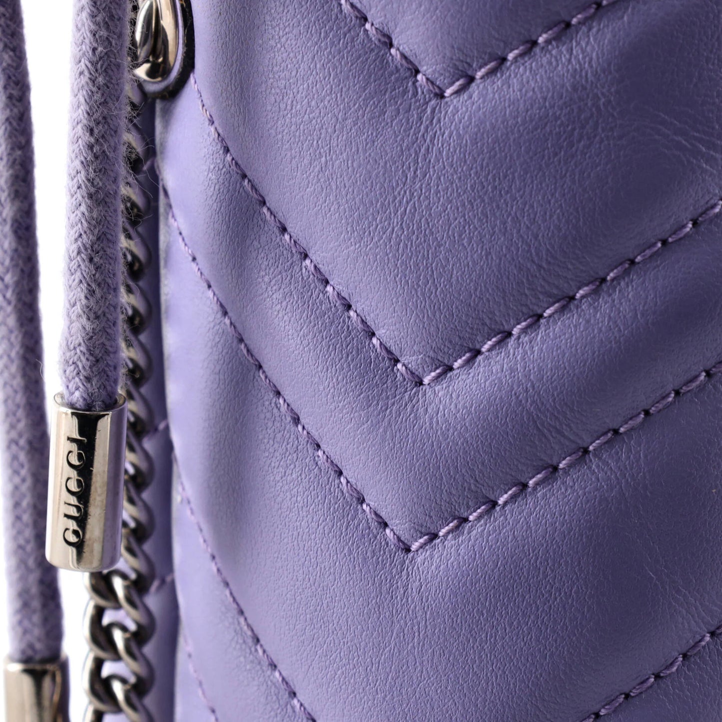 Gucci Gg Marmont Bucket Bag Matelasse Leather Mini