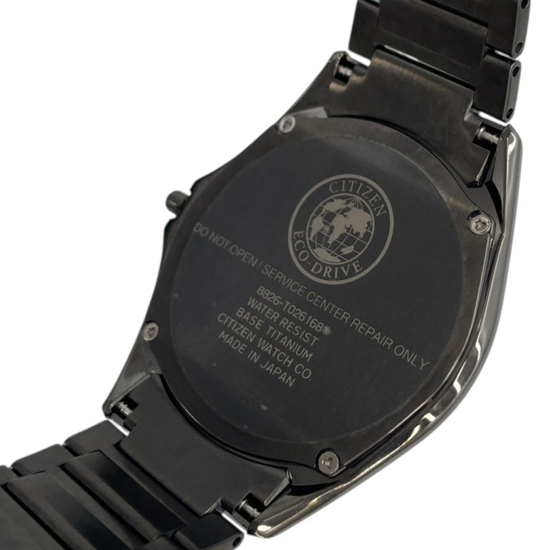 Citizen Eco-Drive One Ar5035-55E World Le 200Pcs Black Ceramic/Ti