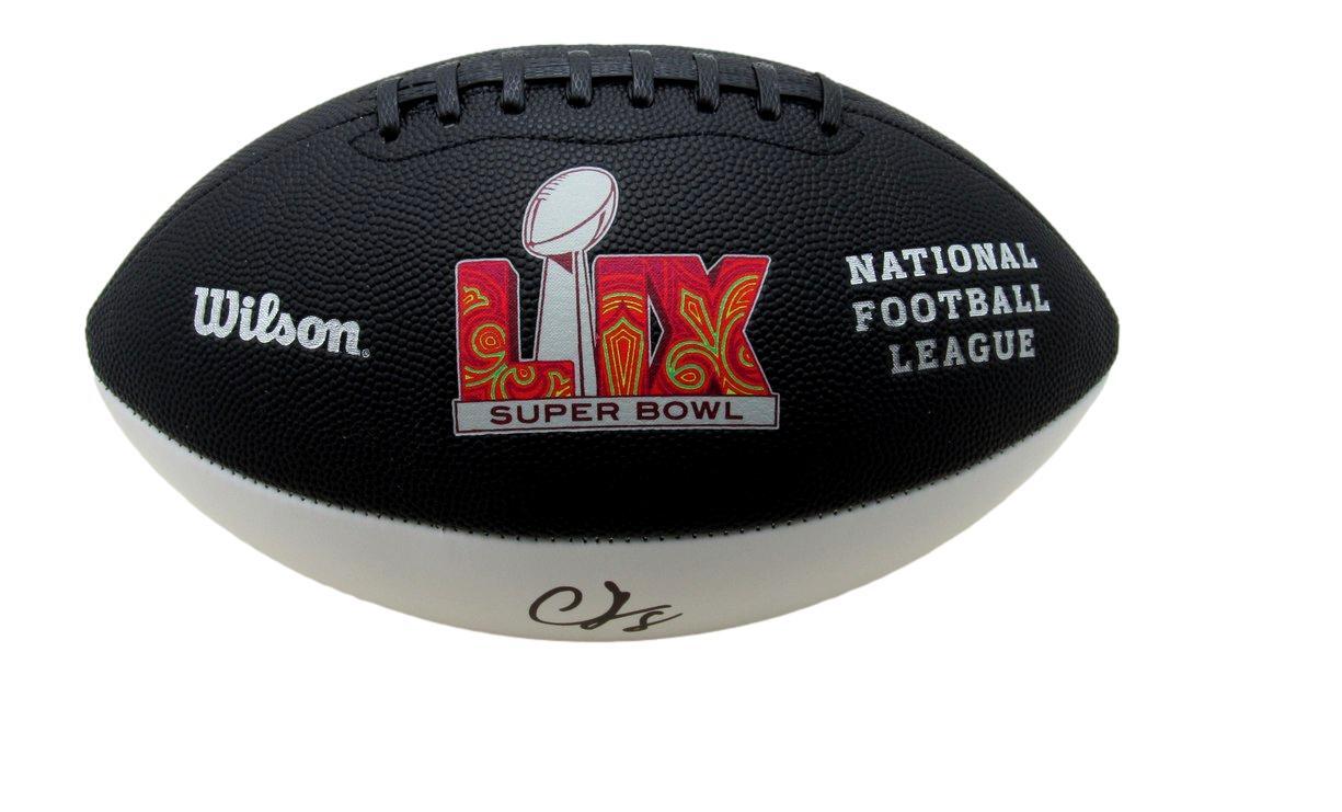 C.J. Gardner-Johnson Signed Super Bowl Lix Logo