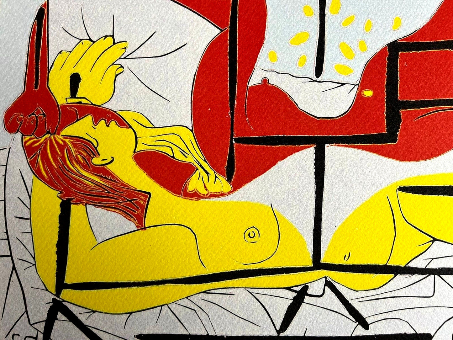 Pablo Picasso Lithograph Coa Signed Numbered By