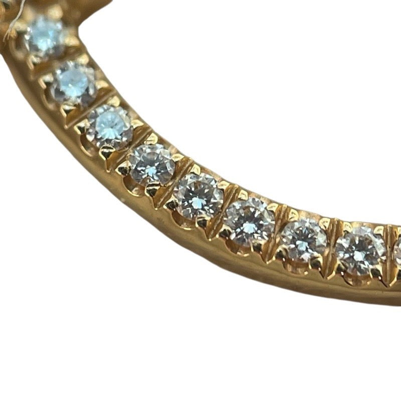 Tiffany & Co. T Smile Mini Diamond Necklace K18Pg