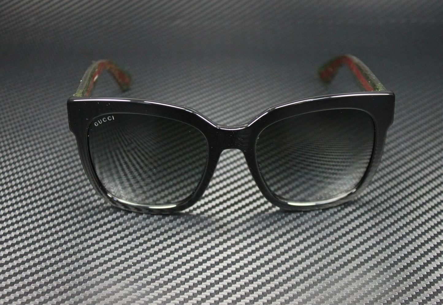 GUCCI GG0034SN 002 Black/Green Square 54 mm