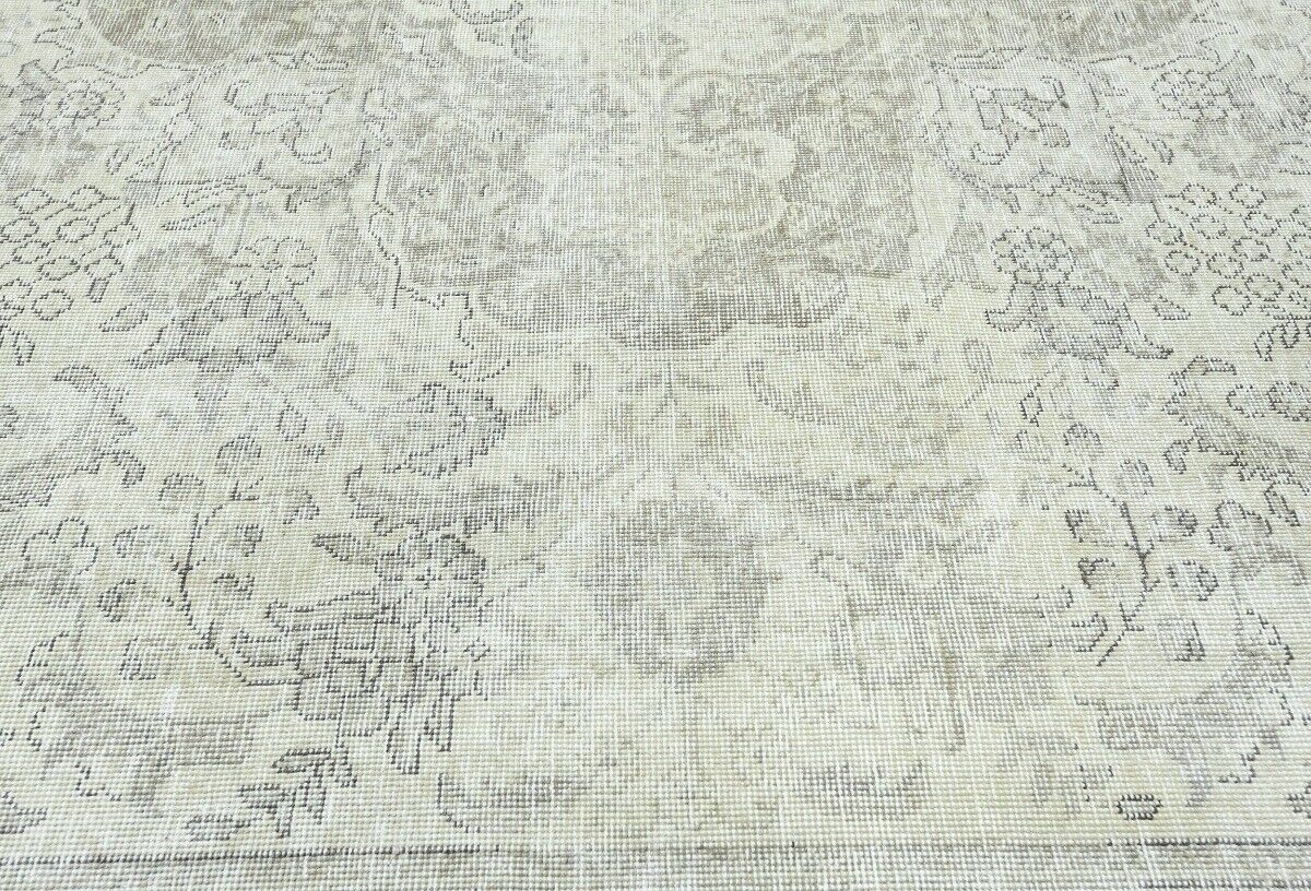 Handmade Antique Distressed Oriental Rug Muted