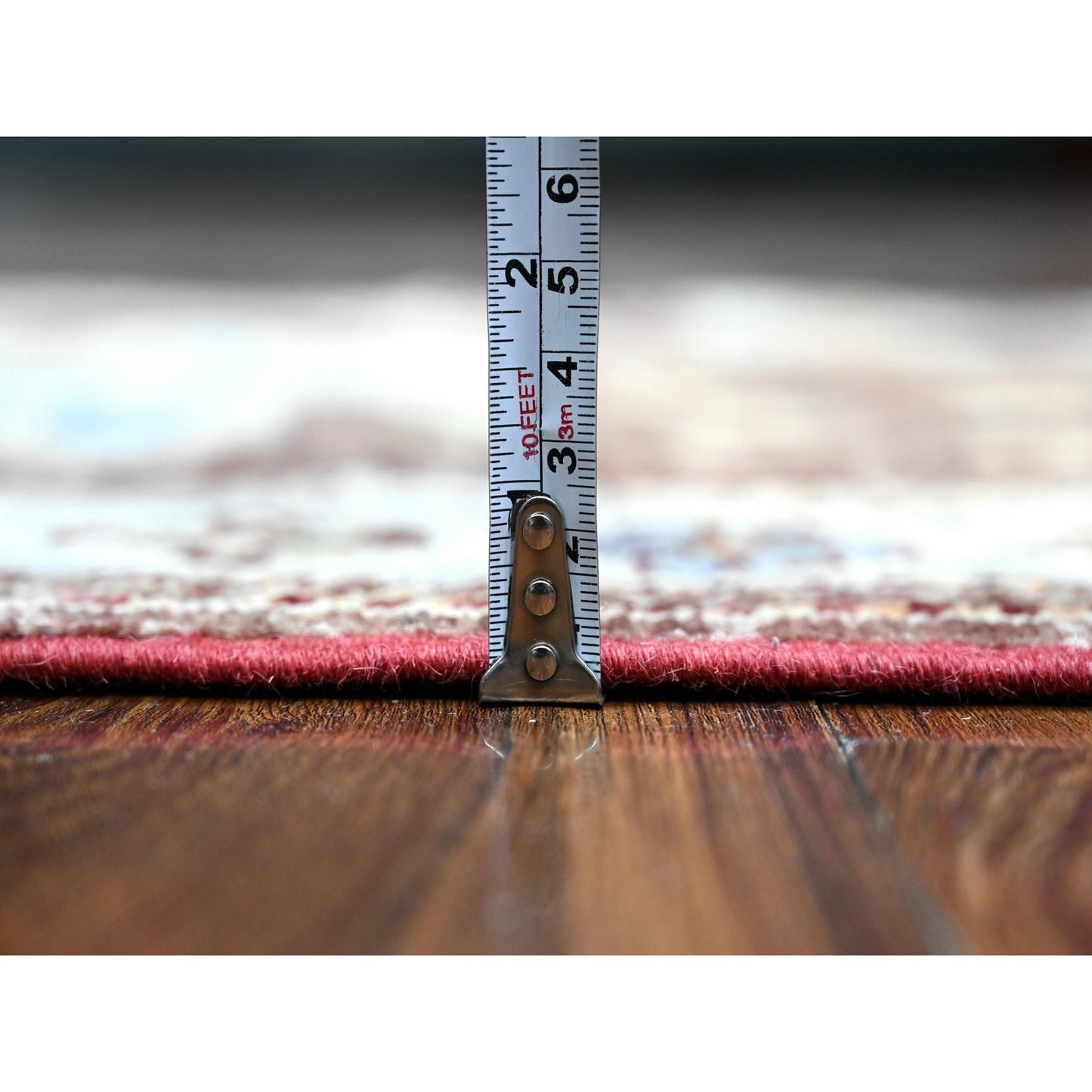 2'6"X19'5" Brown Stone Super Kazak Hand Knotted Xl Runner Oriental Rug