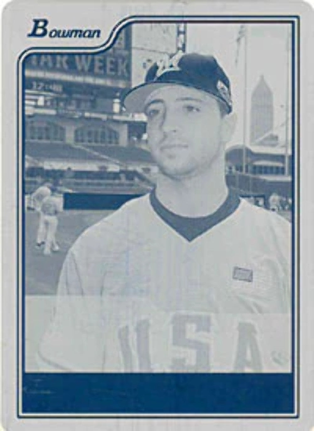 Ryan Braun 2006 Bowman Printing Plate - One Of A