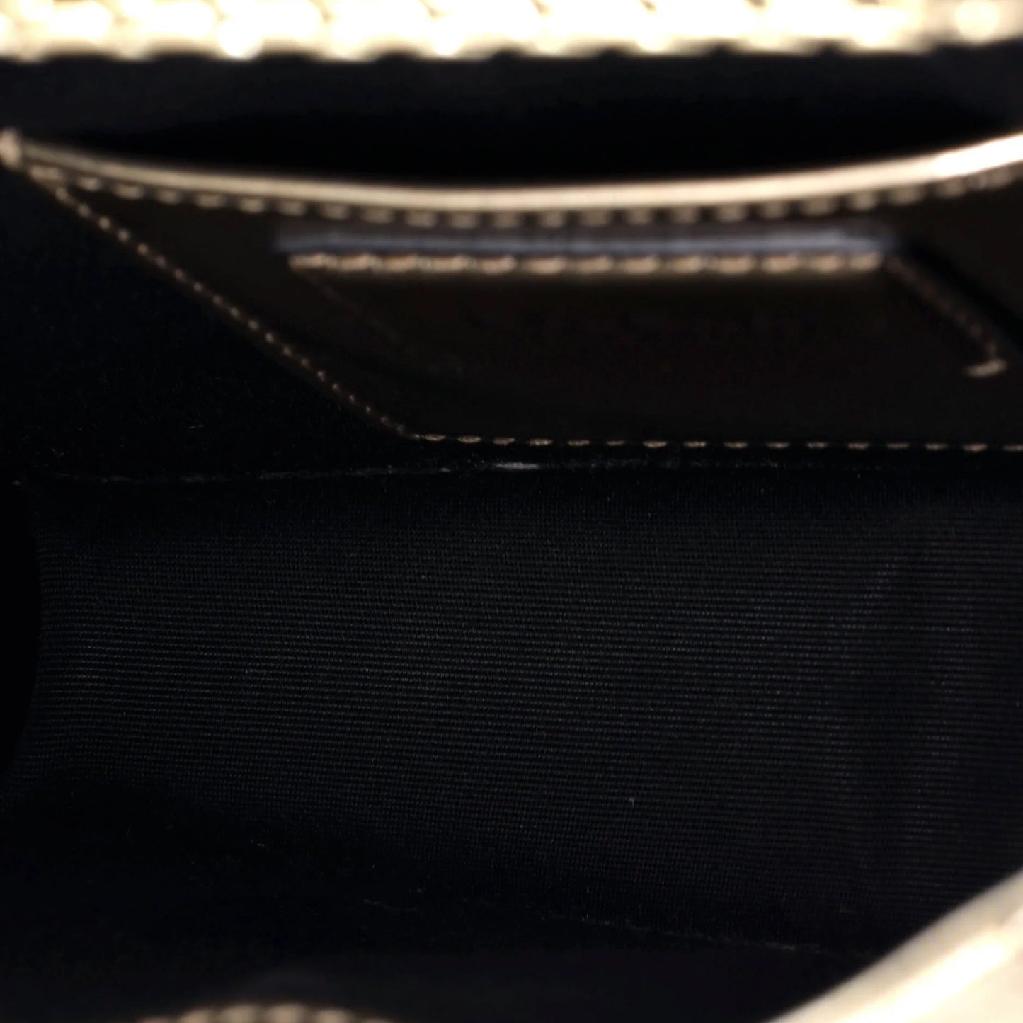 Bvlgari Serpenti Forever Square Shoulder Bag Metallic Leather Small