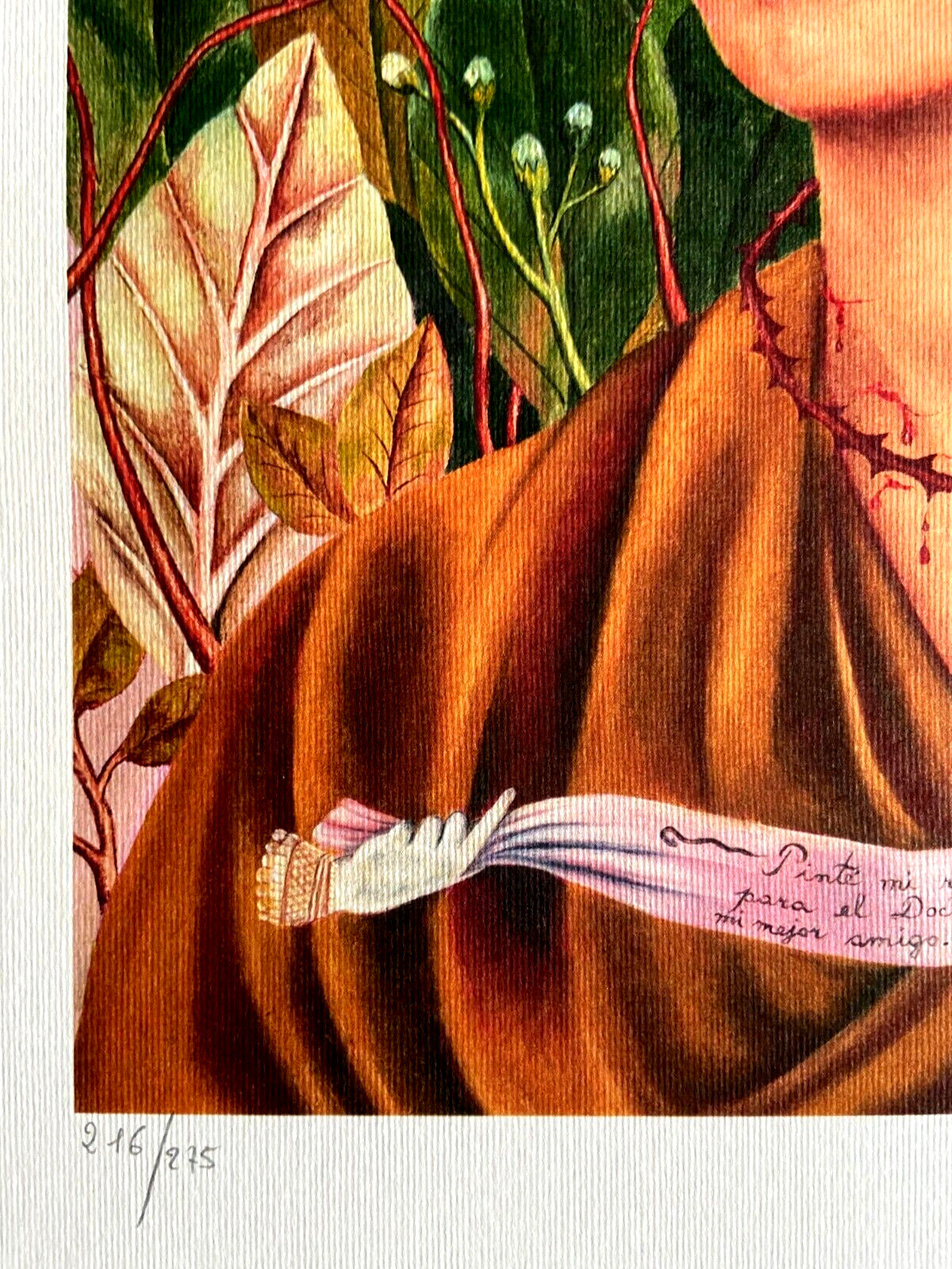 Frida Kahlo Lithograph 275 Ex Coa Original